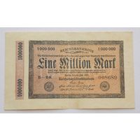Германия  1 миллион марок 1923  25 июля  (НЕ ЧАСТАЯ )