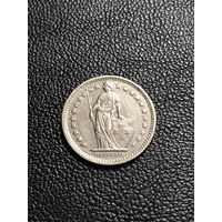 1/2 франка 1972 Швейцария