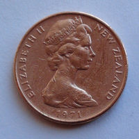 Новая Зеландия 2 цента. 1971