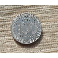 Werty71 Экваториальная Французская Африка 100 толстых франков 1967