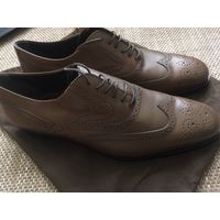Новые мужские фирменные кожаные туфли мирового бренда TOD'S, производство - ИТАЛИЯ, оригинал, приобретены в Нью-Йорке, США