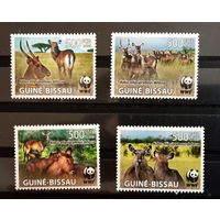 ГВИНЕЯ БИСАУ 2008  Дикая Фауна  ОХРАНА ПРИРОДЫ WWF MNH