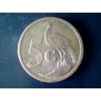 Монеты.Африка.ЮАР 5 Центов 2010.