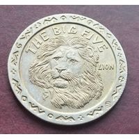 Сьерра-Леоне 1 доллар, 2001 Большая африканская пятёрка - Лев