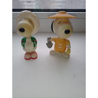 Игрушка Макдональдс Macdonald's Снупи Snoopy 1999 год цена за две