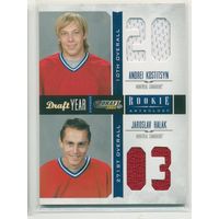 Коллекция Panini Draft 2003 // Rookie anthology // НХЛ // Montreal Canadiens // #9 Андрей Костицын / Ярослав Халак