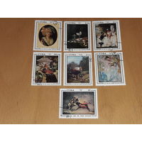 Куба 1973 Живопись. Национальный музей. Полная серия 7 марок