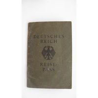 Германия 1937 г. Паспорт заграничный