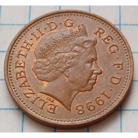 Великобритания 1 пенни, 1998     ( 2-7-4 )