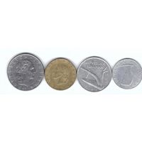 Италия набор 4 монеты