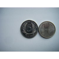 Восточные Карибы 5 центов 2008г