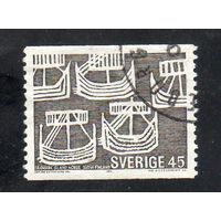 Швеция. : Mi:SE629. Norden - почтовое сотрудничество. Серия: Norden 1969 - корабли викингов. 1969