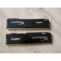 Оперативная память 2 шт. Kingston HyperX 4G DDR4 DIMM, цена за 2 планки. Почта по РБ 4р.