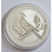 Австралия 2019 серебро (1 oz) "Райская птица"