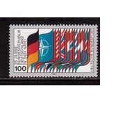 Германия(ФРГ)-1980,(Мих.1034), **, НАТО, Флаги