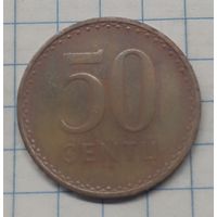 Литва 50 центов 1991г. km90