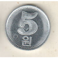 Северная Корея 5 вон 2005