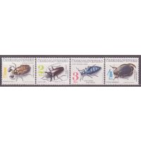 ЧССР Чехословакия 1992 фауна жуки MNH (МАЙ