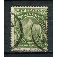Новая Зеландия - 1902/1907 - Гора Кука 1/2Р - [Mi.99XIC] - 1 марка. Гашеная.  (LOT EZ31)-T10P20
