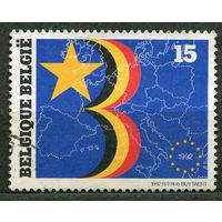Европейский внутренний рынок. Бельгия. 1992. Полная серия 1 марка