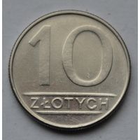Польша, 10 злотых 1988 г.
