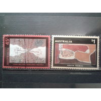Австралия 1993 Совр. живопись Михель-1,8 евро гаш