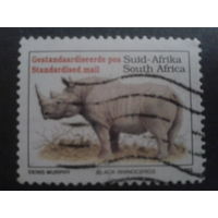 ЮАР 1993 черный носорог
