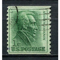 США - 1961 - Эндрю Джексон 1C - [Mi.816C] - 1 марка. Гашеная.  (Лот 12CD)