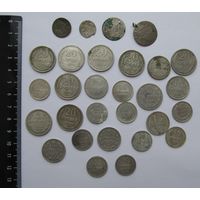 Все лоты с рубля.Монеты серебро ВКЛ,Российская империя,Советы