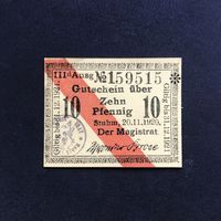 Германия, нотгельд, STUHM, (Westpreussen), ШТУМ (Польша), 10 пфеннигов 1920