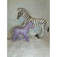 Лошадки - зебра и пони одним лотом