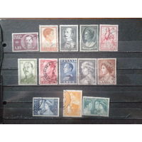 Греция 1957 Короли и королевы Греции 2-й выпуск 13 марок