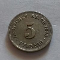 5 пфеннигов, Германия 1913 F