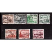 Германия-1937,(Мих.651-659)   гаш., 7 марок, Корабли
