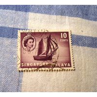 Сингапур - Малайя 1955 г