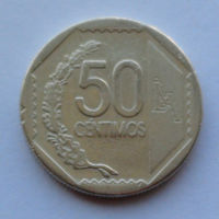 Перу 50 сентимо. 2003