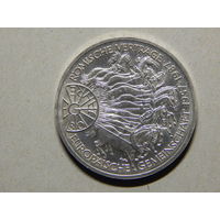 ФРГ 10 марок 1987г.30 лет римского договора.UNC