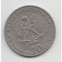 20 злотых 1976 Польша