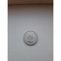 БЕЛИЗ 25 центов 1989 год