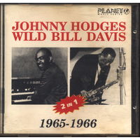 CD Johnny HODGES & Wild Bill DAVIS. 2 LP на одном CD, записи 1965-66 г.Russia, 1997