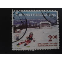 Босния и Герцоговина 2008 лыжный клуб Mi-2,4 евро гаш.
