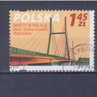 [422] Польша 2008. Мост. Гашеная марка.