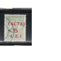 Румыния-1928(Мих.5) гаш.  ,  Пакетная марка, Надп.