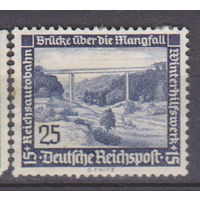 Архитектура Благотворительные марки - Рейх Германия 1936 год лот 13 менее 10 % от каталога по курсу 3 р ЧИСТАЯ