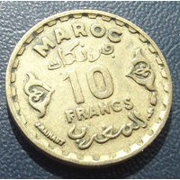 Марокко. 10 франков 1952