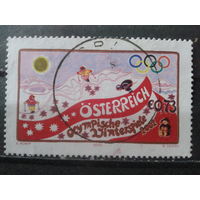 Австрия 2002 Олимпиада в Солт Лейк-сити, живопись Михель-1,8 евро гаш