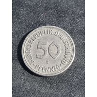 Германия  50 пфеннигов 1969 D