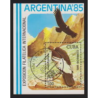 Птицы Фауна Орлы Куба 1985 год  лот 2035