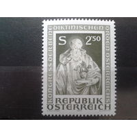 Австрия 1980 Святой Бенидикт, статуя 17 в.**