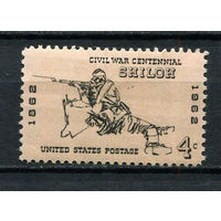 США - 1962 - Сражение при Шайло, 1862 г. - [Mi. 824] - полная серия - 1 марка. MH.  (Лот 51DM)